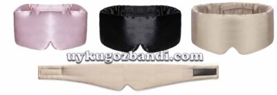 Toptan Renkli Saten Göz bandı imalatı