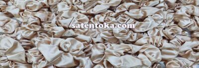 bej gold saten saç toka